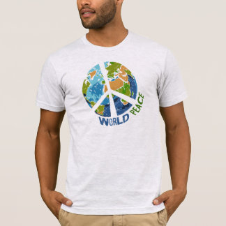 Ein stilvolles Weltfriedenssymbol-T-Shirt T-Shirt