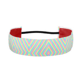 Ein Stirnband mit einem lebendigen geometrischen Z