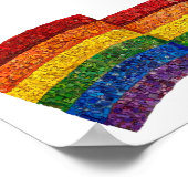 Ein Stolperflagge aus Board-Game-Komponenten Poster (Ecke)