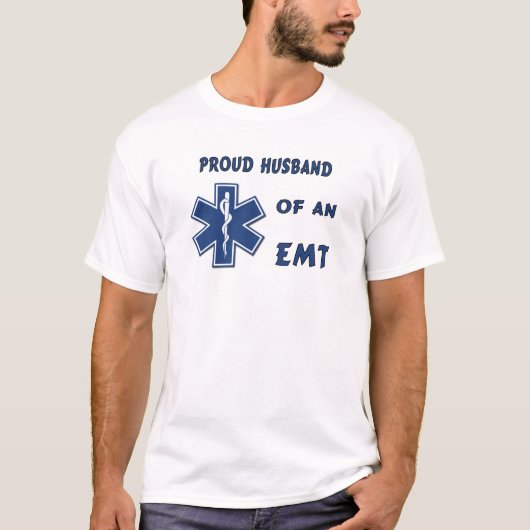 Ein stolzer EMT Ehemann T-Shirt (Vorderseite)