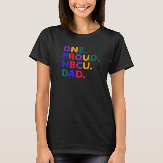 Ein stolzer Hbcu-Vater T-Shirt (Vorderseite)