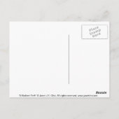 Ein strahlender Pfad Postkarte (Rückseite)