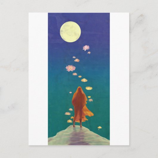 Ein strahlender Pfad Postkarte (Vorderseite)