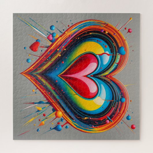 Ein strahlendes Herz Puzzle (Horizontal)