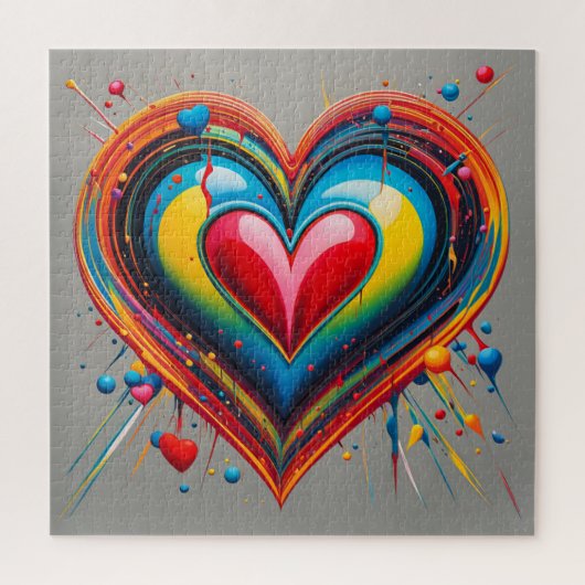 Ein strahlendes Herz Puzzle (Vertikal)