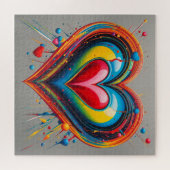 Ein strahlendes Herz Puzzle (Horizontal)