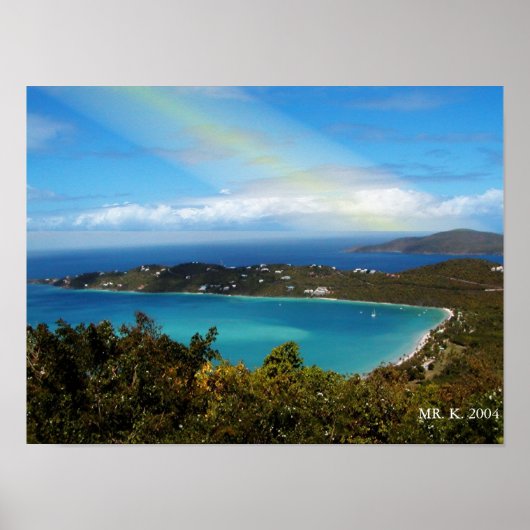 EIN STRAND AUF DEN INSELN POSTER (Vorne)