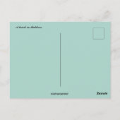 Ein Strand auf den Malediven Postkarte (Rückseite)