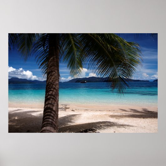 Ein Strand auf der Insel Koh Wai in Thailand Poster (Vorne)