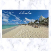 Ein Strand in Aruba Postcard Postkarte