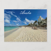 Ein Strand in Aruba Postcard Postkarte (Vorderseite)