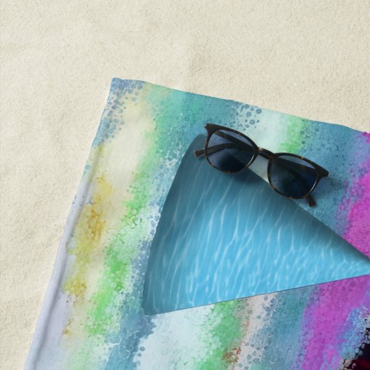 Ein Strandtuch bei JPs Künstlerischem Material (Beispiel)