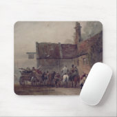 Ein Straßenrand-Gasthaus Mousepad (Mit Mouse)