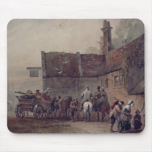 Ein Straßenrand-Gasthaus Mousepad (Vorne)
