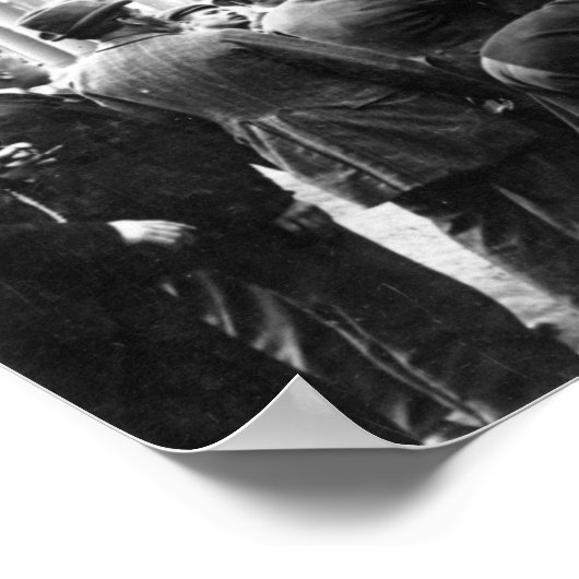 Ein Straßenunfall Poster (Ecke)