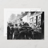 Ein Straßenunfall Postkarte (Vorne/Hinten)