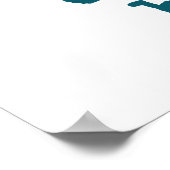 Ein Straußenauge ist größer - Trivialfakt Poster (Ecke)