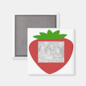 Ein Strawberry-Frame-Vorlagenmagnet Magnet (Vorderseite/Rückseite)