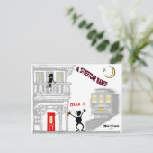 Ein Streetcar genannt WUNSCH Postkarte (Stehend Vorderseite)