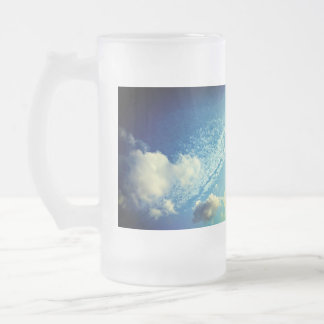 Ein Streuen in den Wolken Mattglas Bierglas