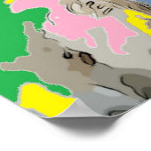 Ein streunender Hund Poster (Ecke)