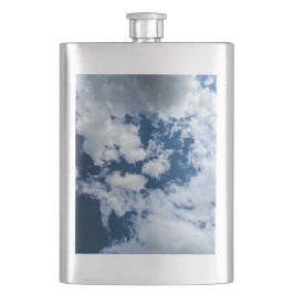 Ein Strudel in den Wolken Flachmann
