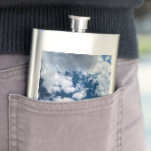 Ein Strudel in den Wolken Flachmann (Beispiel)
