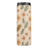 ein Strumpf mit Federduft Thermosbecher (Rückseite)