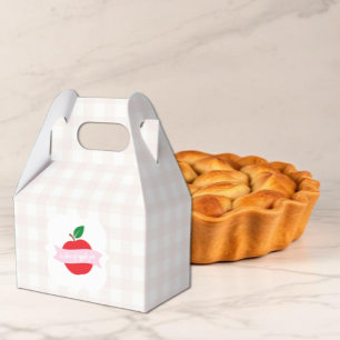 Ein Stück Apfelkuchen Geschenkschachtel