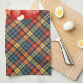 Ein Stück Apfelkuchen Geschirrtuch (Viertel Falte)