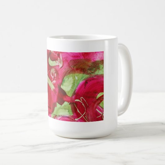 "Ein Stück Freude " Kaffeetasse (VorderseiteRechts)