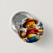 Ein Stück gewinnt das Pooh 1 Button (Vorne & Hinten)