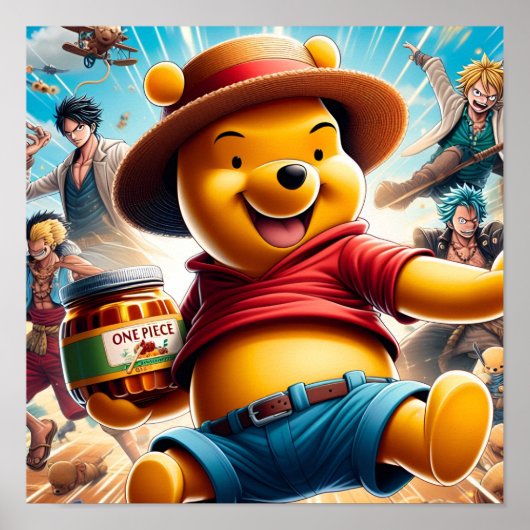 Ein Stück gewinnt das Pooh 1 Poster (Vorne)