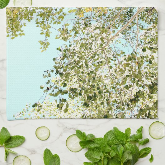 Ein Stück Himmel Geschirrtuch (Gefaltet)