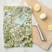 Ein Stück Himmel Geschirrtuch (Viertel Falte)