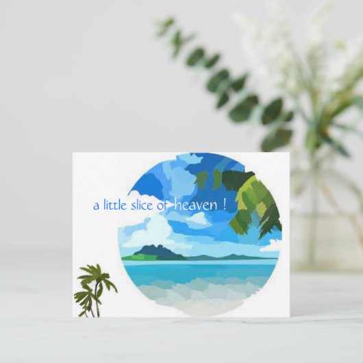 ein Stück Himmel ! Postkarte (Stehend Vorderseite)