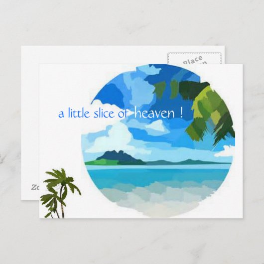 ein Stück Himmel ! Postkarte (Vorne/Hinten)