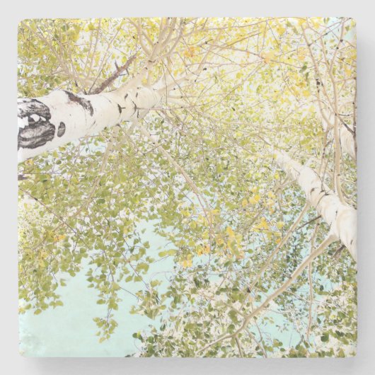 Ein Stück Himmel Steinuntersetzer (Vorderseite)