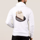 Ein Stück köstlicher Käse Hoodie (Rückseite)