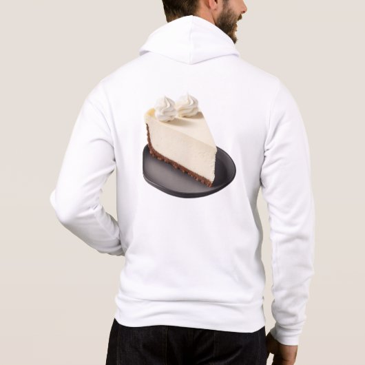 Ein Stück köstlicher Käse Hoodie (Rückseite)