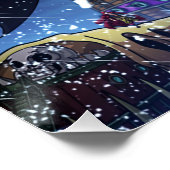Ein Stück , Law , Luffy und Captain Kid Poster (Ecke)