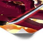 Ein Stück , Law , Luffy und Captain Kid Poster (Ecke)