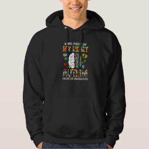 Ein Stück meines Herzens hat Autismus meine Enkeli Hoodie