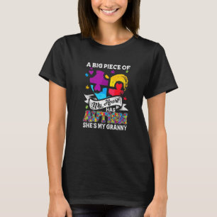 Ein Stück meines Herzens hat Autismus meine Oma T-Shirt
