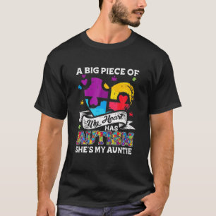 Ein Stück meines Herzens hat Autismus meine Tante T-Shirt