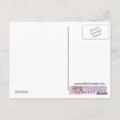 Ein Stück Mond Fairy Art Postkarte (Rückseite)