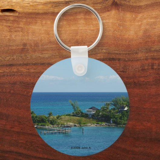 Ein Stück paradiesischer Schlüsselanhänger (Vorderseite)