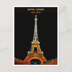 Ein Stück Paris senden: Eiffelturm Postkarte