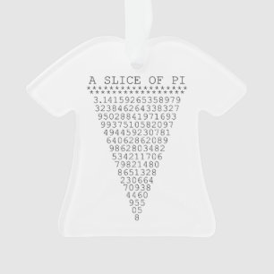 Ein Stück Pi Grafik Ornament