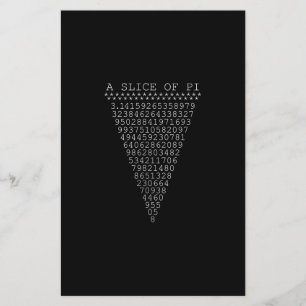 Ein Stück Pi-Ziffern Flyer